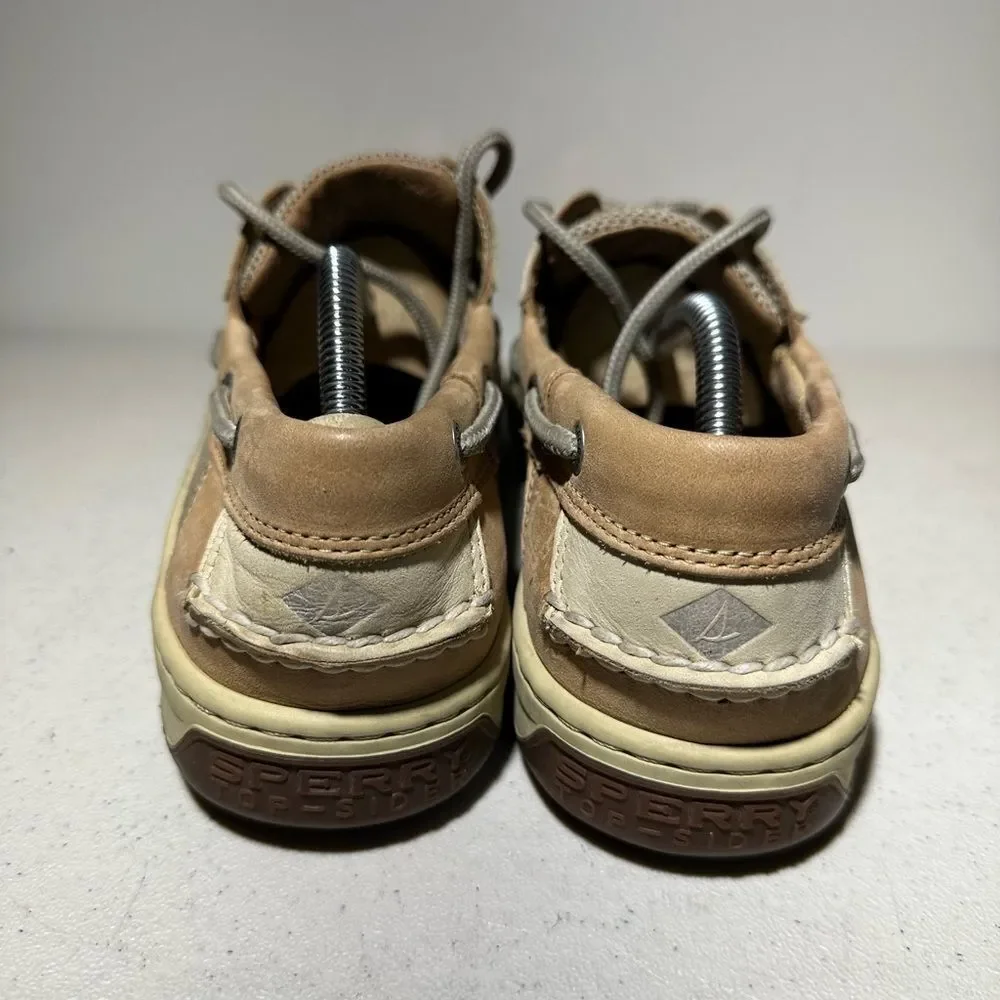 Sperry Top Sider Men’s Size 8,5M Billfish 3 Eye Boat Shoes Tan/Beige